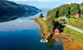 Foto - Ferienhaus in Mittel Norwegen direkt am Fjord mit 25PS Motorboot