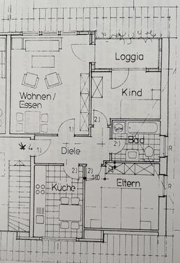 Foto - ANFRAGESTOPP! zentrale 2,5-Zimmerwohnung mit Balkon in Fredenbeck