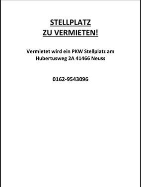 Foto - Tiefgaragen Stellplatz Neuss - 90,00 EUR Miete,