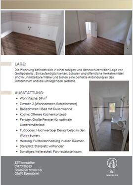 Foto - Etagenwohnung zur Miete in Doberschau-Gaußig