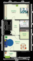 Foto - 2 Zimmer Etagenwohnung zur Miete in Halle (Saale)