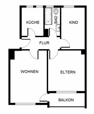 Foto - 4-Zimmer-Wohnung in Gelsenkirchen Hassel