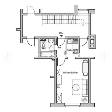 Foto - 1 Zimmer Etagenwohnung in Hamburg