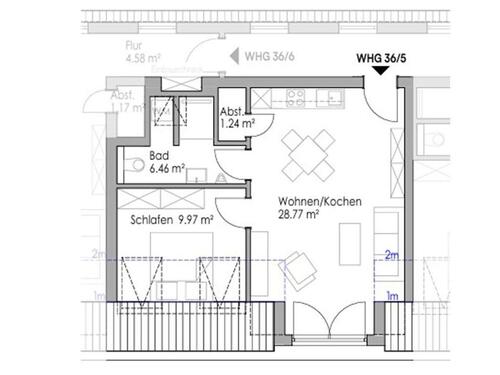 Foto - Etagenwohnung in Hage zur Miete