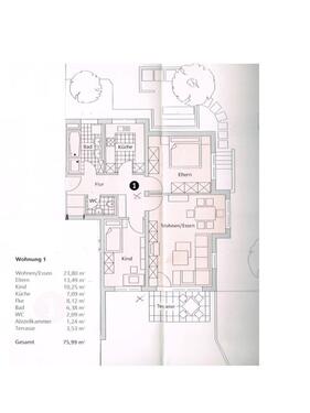 Foto - frisch renovierte 3 Zi-Wohnung in 71573 Allmersbach im Tal