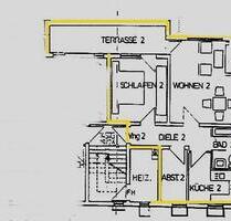 2-Zimmer souterrainwohnung mit großer Terrasse zentral in Hennef - Hennef (Sieg)