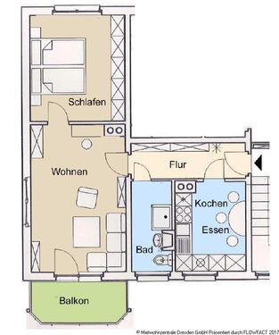 Foto - Etagenwohnung zur Miete in Dresden