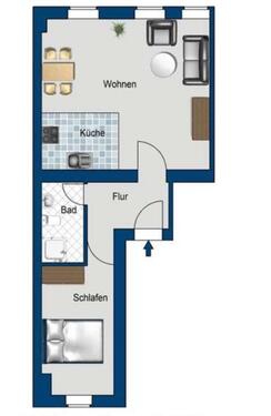 Foto - Etagenwohnung zur Miete in Dresden