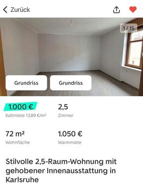 Foto - 2,5 Zimmer Wohnung mit gehobener Innenausstattung