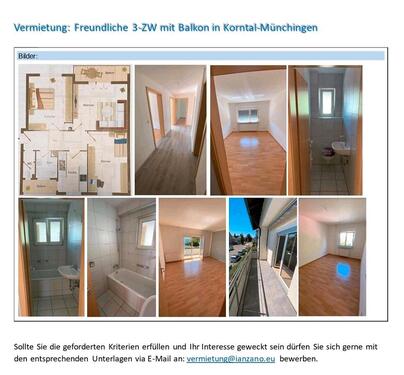 Foto - Etagenwohnung in Stuttgart zur Miete