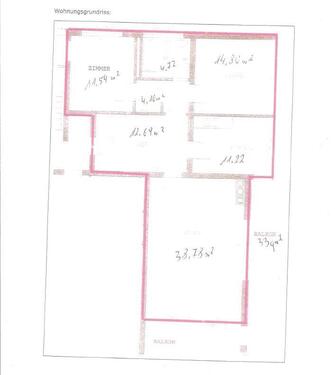 Foto - 3 Zimmer Etagenwohnung zur Miete in Bad Peterstal-Griesbach