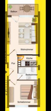 Foto - 2 Zimmer Etagenwohnung zur Miete in Bielefeld