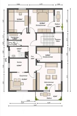 Foto - 5 Zimmer Etagenwohnung in Walldürn