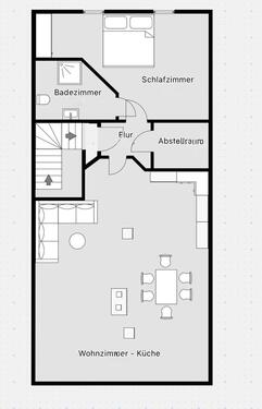 Foto - Gepflegte Dachgeschosswohnung mit Garten in Eschenstruth