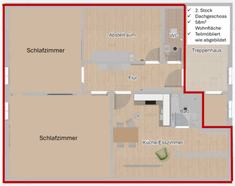 Foto - Dachgeschoßwohnung in Wendlingen am Neckar zur Miete