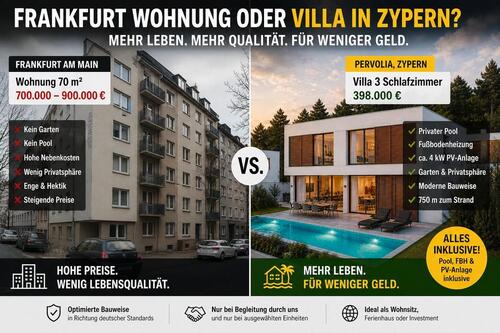 Foto - Frankfurt Wohnung oder Villa auf Zypern? 