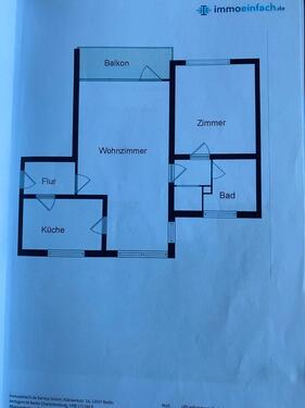 Foto - 2 Zimmer Etagenwohnung zur Miete in Berlin