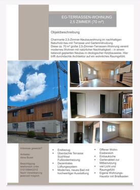 Foto - Wald-Walbertsweiler 2,5 Zi Neubau-Wohnung per sofort verfügbar