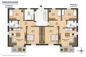 Foto - Moderne 4 Zimmer Neubau Wohnung zu Vermieten-KfW 55
