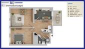 Foto - 2-Raum-Wohnung mit Balkon - 350,00&nbsp;EUR Kaltmiete, ca.&nbsp; 61,63&nbsp;m&sup2;