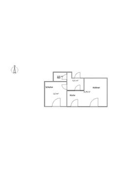 Foto - Wohnung ca. 43 m2 - 500,00&nbsp;EUR Kaltmiete, ca.&nbsp; 43,00&nbsp;m&sup2;