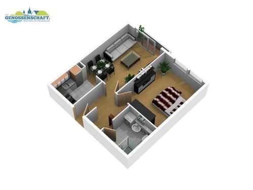 Foto - 2 Zimmer Etagenwohnung zur Miete in Freiberg