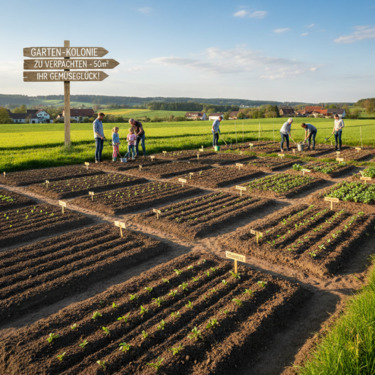 Foto - Gemüsegarten Blumengarten Saisongarten Parzelle Garten