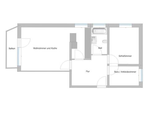 Foto - 3 Zimmer Hochparterre zur Miete in Oldenburg