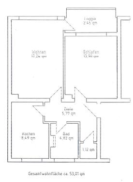Foto - 2 Zimmer Whg. in Schladen - 420,00&nbsp;EUR Kaltmiete, ca.&nbsp; 50,00&nbsp;m&sup2;