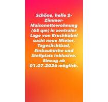 Wohnung Bruchköbel - 900,00&nbsp;EUR Kaltmiete, ca.&nbsp; 65,00&nbsp;m&sup2; in Bruchköbel (PLZ: 63486)