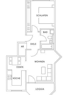 Foto - Etagenwohnung zur Miete in Leipzig
