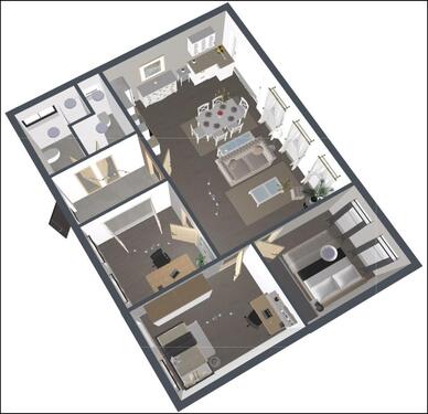 Foto - Etagenwohnung in Hamm (Sieg) zur Miete