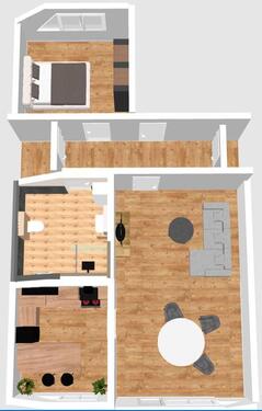 Foto - 2 Zimmer Dachgeschoßwohnung in Mühlhausen