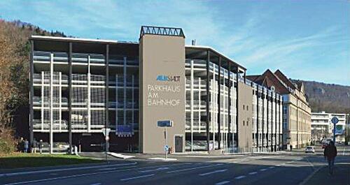 Foto - Stellplatz im Parkhaus am Bahnhof