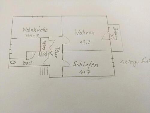 Foto - 2 Raumwohnung mit Wohnküche - 564,00&nbsp;EUR Kaltmiete, ca.&nbsp; 66,35&nbsp;m&sup2;