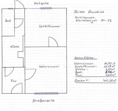 Foto - 2 Zimmer Doppelhaushälfte zum Kaufen in Havelberg