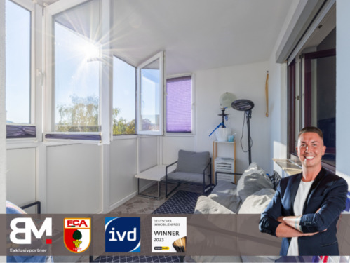 Foto - Charmante 3-Zimmer-Wohnung mit Wintergarten & Garage