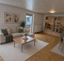 Helle 3-Zimmerw. mit Terrasse, Garten, Keller, Werkstatt, Garage - Trostberg