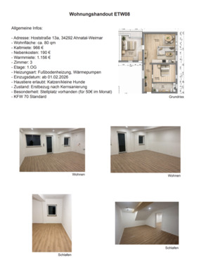 Foto - 3 Zimmer Etagenwohnung zur Miete in Ahnatal