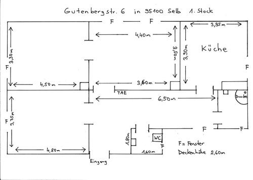 Foto - 3 Zimmer Etagenwohnung zur Miete in Selb