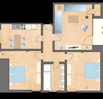 Lieper Winkel: 4-Zimmerwohnung in ruhiger idyllischer Lage - Usedom