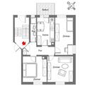 Foto - 3-Zimmer-Hochparterre Wohnung mit EBK und Balkon WG Geeignet