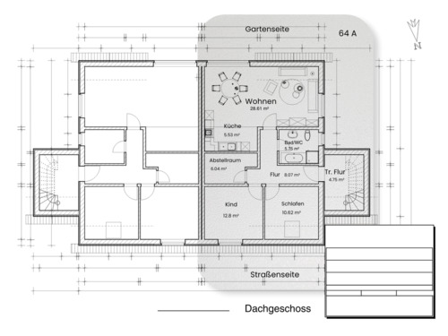 Foto - Etagenwohnung zur Miete in Bissendorf