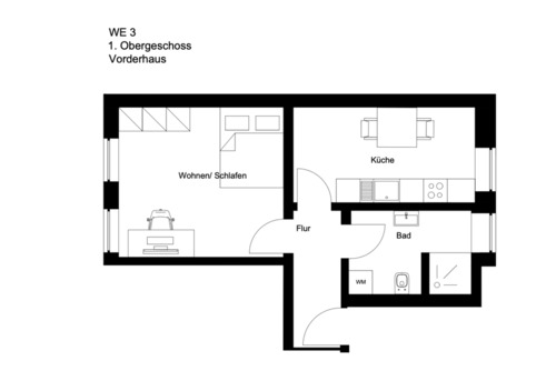 Foto - Etagenwohnung in Wiesbaden zur Miete