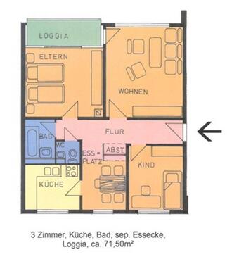 Foto - Etagenwohnung in Kassel