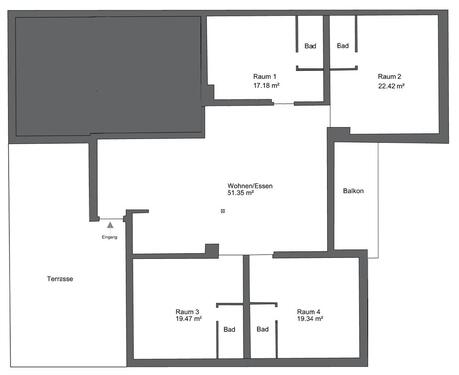 Foto - 5 Zimmer Terrassenwohnung in Allendorf (Lumda)