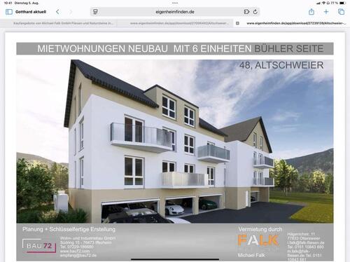 Foto - Etagenwohnung in Bühl