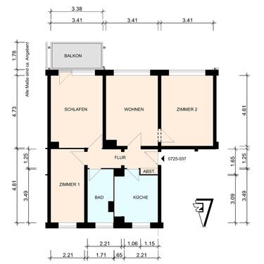 Foto - Etagenwohnung zur Miete in Hagenow
