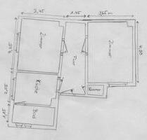 Erdgeschoßwohnung (2 ZKB, 55m2) in guter Wohnlage Jenas