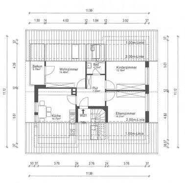 Foto - 3-Zimmer-Wohnung - 700,00 EUR Kaltmiete,